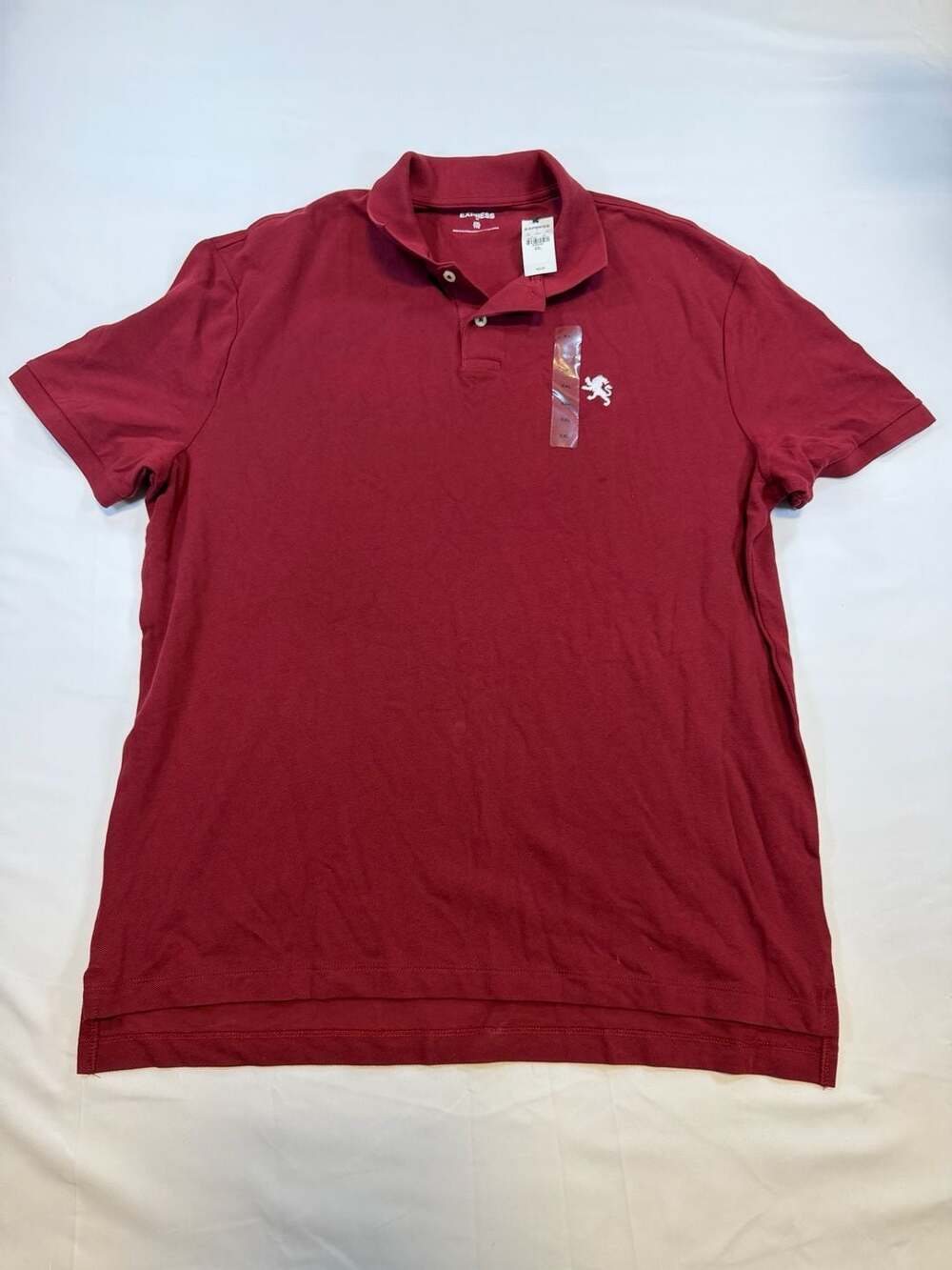 Express Men's Polo Shirt Red Size XXL